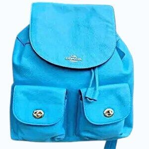 Coach gorgeous Billie Pebble leather like new backpack free shipping